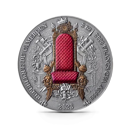 Монета "Римская Империя",  2023 г., Серебро, 62,2 гр., проба 999, КАМЕРУН