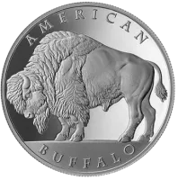 Монета «Криптовалюта Буйвол», 2025 г., Серебро, 31,1 гр., проба 999