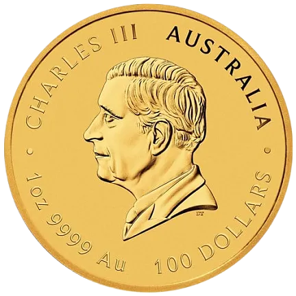 Монета «Лунный календарь Год Змеи», 2025 г., Золото, 31,1 гр., проба 9999, АВСТРАЛИЯ