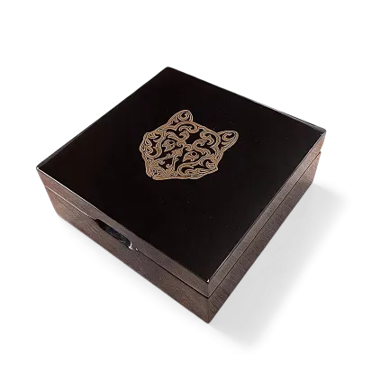 Монета "Небесный волк (proof)", 2024 г., Золото, 155,5 гр., проба 999.9, КАЗАХСТАН