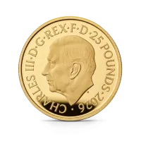 Монета "Год Лошади (пруф)", 2026 г., Золото, 7,78 гр., проба 999, СОЕДИНЕННОЕ КОРОЛЕВСТВО