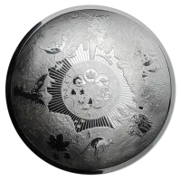 Монета «Самые известные инвестиционные монеты»,  2023 г., Серебро, 1 000 гр., проба 999, САМОА