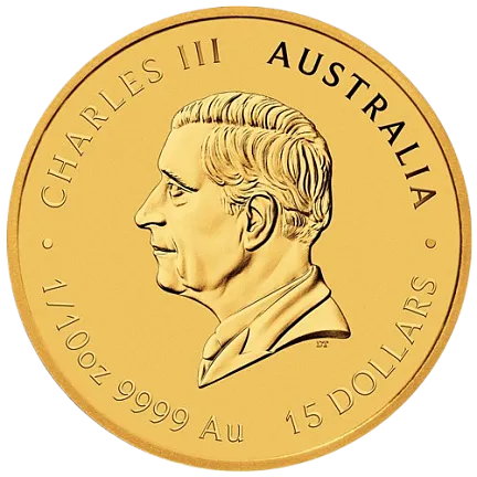 Монета «Лунный календарь Год Змеи», 2025 г., Золото, 3,11 гр., проба 9999, АВСТРАЛИЯ