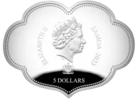 Монета «Дракон на богатство», 2023 г., Серебро, 62,2 гр., проба 999, САМОА