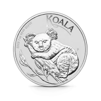 Монета "Коала", 2025 г., Серебро, 31,1 гр., проба 999.9, АВСТРАЛИЯ