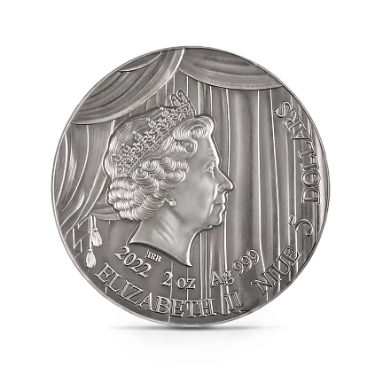 Монета "Кармен",  2022 г., Серебро, 62,2 гр., проба 999, НИУЭ
