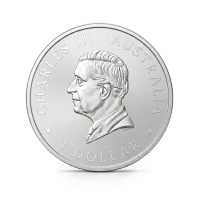 Монета "Коала", 2025 г., Серебро, 31,1 гр., проба 999.9, АВСТРАЛИЯ