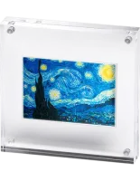 Монета "Звездная ночь. Ван Гог", 2026 г., Серебро, 17,5 гр., проба 999, КАМЕРУН