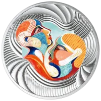 Монета «Ты и Я»,  2020 г., Серебро, 17,5 гр., проба 999, КАМЕРУН