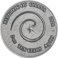 Монета «Саламандра», 2024 г., Серебро, 62,2 гр., проба 999, ГАНА