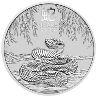 Монета «Лунный календарь Год Змеи», 2025 г., Серебро, 15,55 гр., проба 9999, АВСТРАЛИЯ