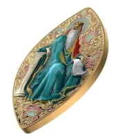 Монета "Святой Соломон", 2016 г., 31,1 гр., проба 999, НИУЭ